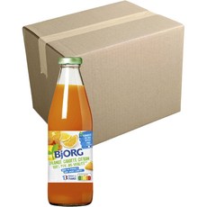 BjORG 柳橙胡蘿蔔檸檬汁, 5個, 750ml