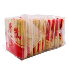 天然竹牙籤10包入，獨立包裝，雙頭竹牙籤，居家生活必備, 1個, 1個裝