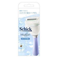 Schick 舒適牌 Intuition中性肌可可脂保濕精華美體刀+替換刀片組, 1組