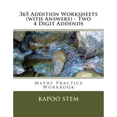 (英文圖書)365 Addition Worksheets (with Answers) - Two 4 Digit Addends: Maths Practice Wor... 平裝版, Createspace Independent Pub..., 英文