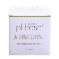 Honestly Phresh 除臭霜雪松和桉樹, 1個, 64克