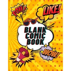 Blank Comic Book: Create Your Own Comics - For KIDS and ADULTS - 120 pages Large Big 8.5" x 11" 平裝版, Gande Kids Publishing, 英文