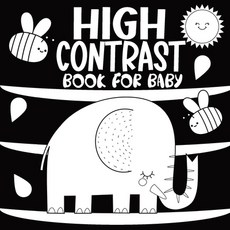 (英文圖書)High Contrast Book for Baby: A Black and White Educational Activity at Home for... 平裝版, Childlike Mischievous, 英文