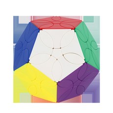小小店舖 裕鑫 花瓣五魔方 3階五魔方12面體 異形 實色 順滑 益智玩具, 花瓣-五魔方
