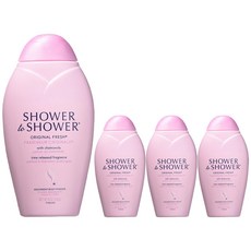 SHOWER TO SHOWER 吸水體粉, 4個, 226克