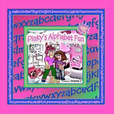 (英文圖書)Pinky's Alphabet Fun: Pinky Frink's Learning Books 平裝版, Createspace Independent Pub..., 英文