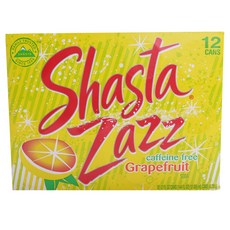 Shasta Jazz Grapefruit Soda 不含咖啡因, 12件, 355毫升