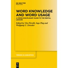 (英文圖書) Word Knowledge and Word Usage: A Cross-Disciplinary Guide to the Mental Lexicon 精裝版, Walter de Gruyter, 英文