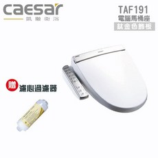 Caesar 凱撒衛浴 電腦馬桶座 智能溫水沖洗 暖風烘乾, TAF191, 單純送貨商品