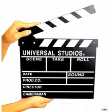 怪機絲 木質場記板 拍照攝影道具, 黑色