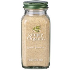Simply Organic 大蒜粉, 1罐, 103g