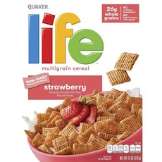 QUAKER 桂格 生活雜糧穀物草莓, 1個, 370g