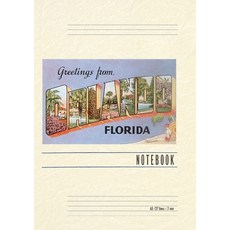 (英文圖書) Vintage Lined Notebook Greetings from Orlando Florida 平裝版, Found Image Press, 英文