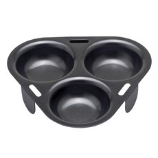 HIC 3格碳鋼不沾煮蛋器, 1個, 15.9厘米