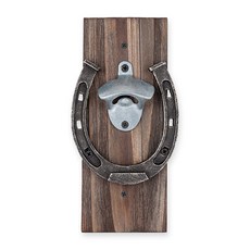 Foster & Rye 壁掛式馬蹄鐵開瓶器, 1個, 棕色