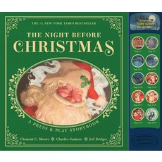 (英文圖書)The Night Before Christmas Press and Play Storybook: The Classic Edition Hardcov... 精裝版, Applesauce Press, 英文