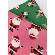 高機能禦寒刷毛布-聖誕老人 柔軟舒適 節慶氣氛 居家生活 禦寒保暖, 綠色聖誕老人&馴鹿款