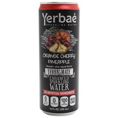 Yerba 增強型蘇打水橙櫻桃菠蘿, 1個, 355毫升