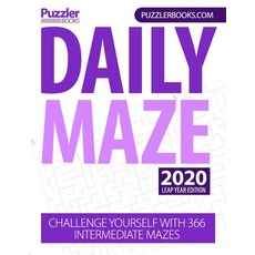 (英文圖書)Daily Maze 2020 Leap Year Edition: Challenge Yourself With 366 Intermediate Mazes 平裝版, Independently Published, 英文