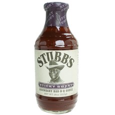 STUBB'S 甜味烤肉醬, 1個, 510克