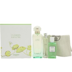 HERMES 愛馬仕 Un Jardin Sur Le Nil尼羅河花園淡香水 100ml+15ml+身體沐浴露 40ml禮盒組, 1個
