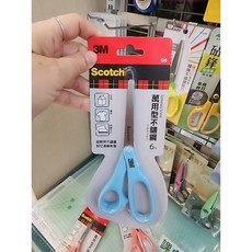 3M 兒童安全剪刀 省力剪刀 筆型剪刀 造型安全剪刀 平價, 3M萬用型不鏽鋼6"