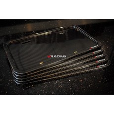 MRACING 碳纖維車牌框 卡夢大牌框 強化車牌 水冷BWS 六代勁戰, 碳纖維, 1個