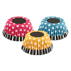 FOX RUN 蓬鬆復古波點烘焙杯, 75件, 混色