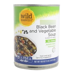 wild HARVEST 黑豆蔬菜湯罐頭, 1罐, 533g