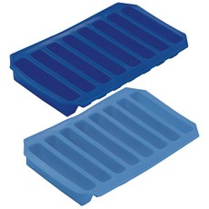 Prepworks Progressive 軟式製冰棒託盤 2入組, 藍色, 天藍色, 2個