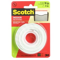 3M Scotch 室內用安裝雙面泡棉膠帶 12.7mm x 1.90m, 1個