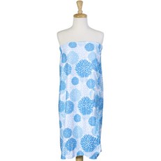 DESIGN IMPORTS 沐浴實驗室 139.7 x 82.6 x 2.5cm, 1個, 藍色大麗花