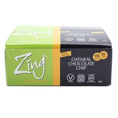 Zing Zing營養棒, 燕麥巧克力片, 12入, 50g