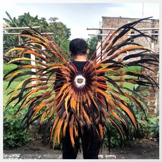 印地安酋長帽 羽毛翅膀 cosplay 酋長帽 翅膀 巴西嘉年華 (含運特價中!)