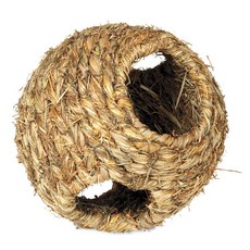 PREVUE PET 小動物用編織草球玩具 M號, 1個, 混色