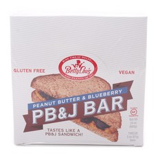 Betty Lou's Betty Lou's無麩質花生醬&藍莓PB&J棒, 12件, 57克