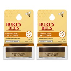 BURT'S BEES 蜂蜜磨砂護唇霜, 2入, Natural