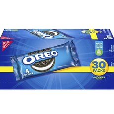 納貝斯克奧利奧單份巧克力夾心餅乾 30 片, 1個, 1.35kg