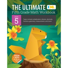 (英文圖書)The Ultimate Grade 5 Math Workbook: Decimals Fractions Multiplication Long Di... 平裝版, IXL Learning, Inc., 英文