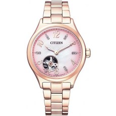 CITIZEN 星辰 優雅水晶機械女錶 PC1005-87X