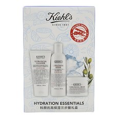Kiehl's 契爾氏 冰河保濕3步驟禮盒 潔面乳 150ml+醣蛋白保濕霜 125ml+機能水 250ml, 1個