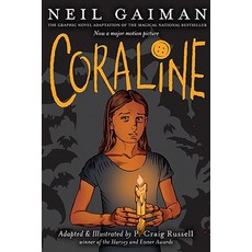 (英文圖書)Coraline Graphic Novel: A Graphic Novel 平裝版, Harperalley, 英文