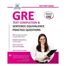 (英文圖書) GRE Text Completion and Sentence Equivalence Practice Questions 平裝版, Vibrant Publishers, 英文