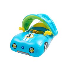 i wink 跑車嬰兒學步游泳圈, 藍色, 1個