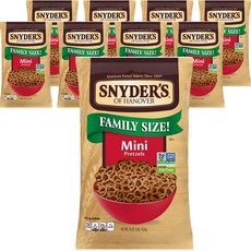 Snyder's 迷你椒鹽蝴蝶餅, 9包, 454g