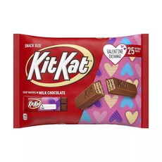 Nestle 雀巢 KitKat 牛奶巧克力交換袋裝情人節脆威化餅, 1組, 347g