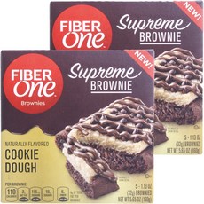 FIBER ONE Supreme布朗尼Cookie Dough 5入, 2盒, 160g