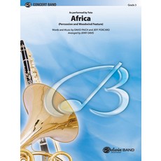 (英文圖書) Africa: As Performed by Toto (Percussion and Woodwind Feature) Conductor Score & Parts 平裝版, Alfred Music, 英文