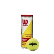 Wilson 錦標賽網球 3 包, 1個, 黃色的