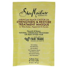 Shea Moisture 乳木果油薄荷角蛋白護髮乳, 59ml